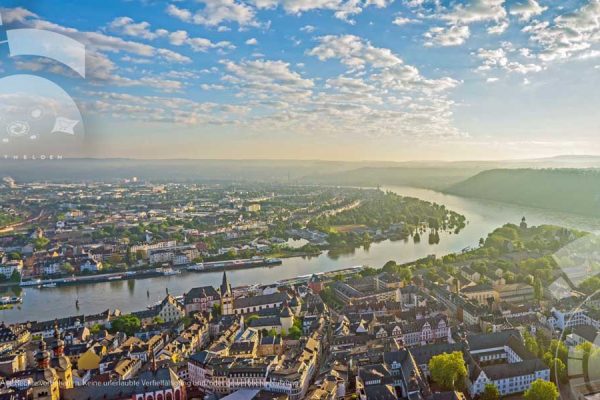 Blick über Koblenz